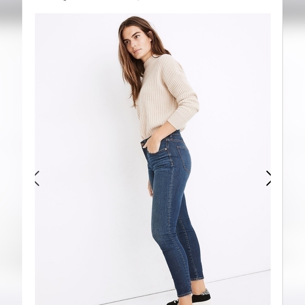 Madewell 8" Skinny Jean Sz 28 Greendale Wash - Picture 2 of 8